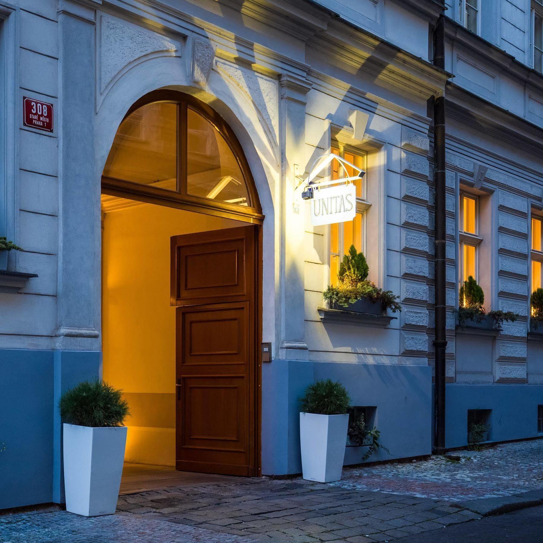 Unitas Hotel Prag Eksteriør billede